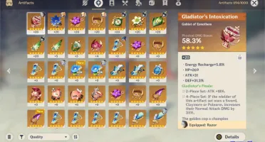 Conta, 21k primogemas