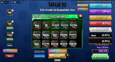 Conta (Roblox) Tryhard Basketball Zero + Blox Fruits