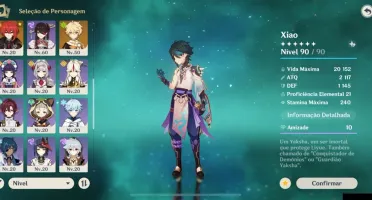 Genshin Impact AR53 - Xiao + Zhongli + Shogun + Yoimiya ETC