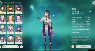 Genshin Impact AR53 - Xiao + Zhongli + Shogun + Yoimiya ETC