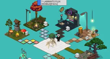 Conta Habbo com 5 labirintos