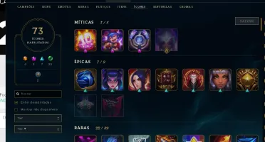 VENDO CONTA PLATINA 4 - 35 SKINS, 1 ULTIMATE E 2 PRESTIGIO