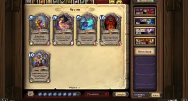 CONTA HEARTHSTONE TODOS VERSOS DE CARTA