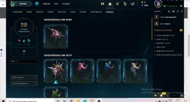 Conta D3 League of legends