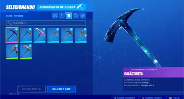 CONTA FORTNITE SEASON 4 COM GALAXY