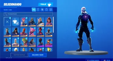 CONTA FORTNITE SEASON 4 COM GALAXY