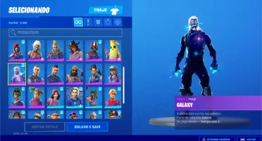 CONTA FORTNITE SEASON 4 COM GALAXY