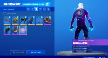 CONTA FORTNITE SEASON 4 COM GALAXY