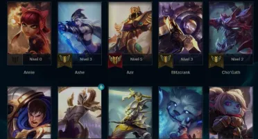 conta lol level 30 unranked