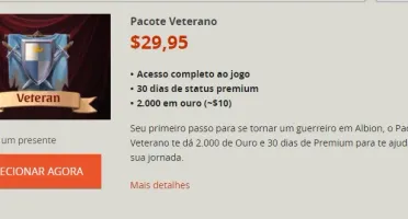 Conta albion-Pacote veterano