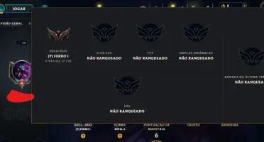 Lol Ferro, Upada na Mão, Level 32, 7.000 de Ea, 3 Skins