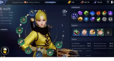 VENDO CONTA MAGO LVL 47 COM VALE LIBERADOS 43K DE PODER
