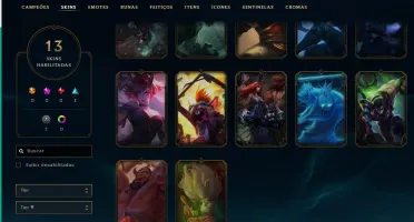 conta de lol level 106