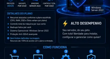 Hospede seu Servidor (Minecraft,Bot discord entre outros)