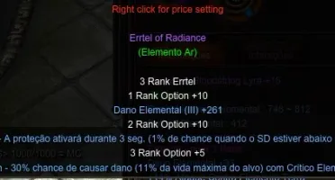 Megamu - Pentagrama Lyra 5Slot Ativo Full PVP Bastion/Punish