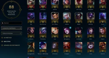 Conta diamante 4 League of legends