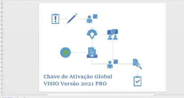 Chave Global Microsoft Visio Professional 2021 Original