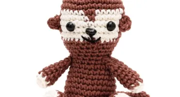 Mini Macaco em Amigurumi