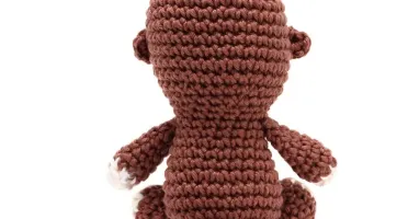 Mini Macaco em Amigurumi