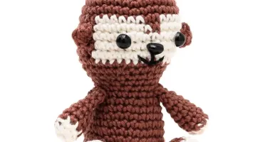Mini Macaco em Amigurumi
