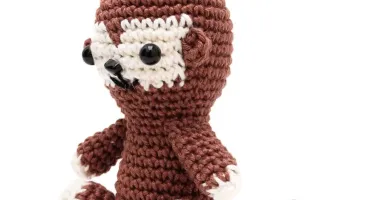 Mini Macaco em Amigurumi