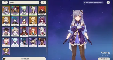 AR 51 Diluc+Keqing+Albedo+Mona