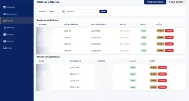 Igreja Mestre - Software par Gestão de Igrejas