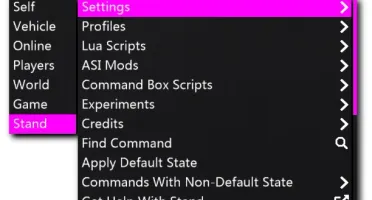 MOD MENU PARA GTA V ONLINE - STAND MENU (LIFETIME)
