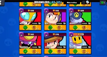 Conta Brawl Stars Full