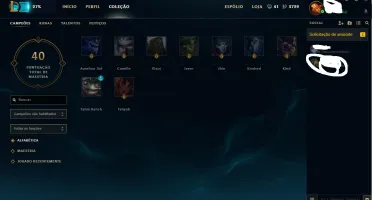 Conta league of legends