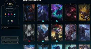 Conta lol lvl 217, OURO 2