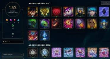 Conta lol lvl 217, OURO 2