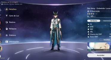 Conta Honkai star rail lvl 51