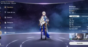 Conta Honkai star rail lvl 51