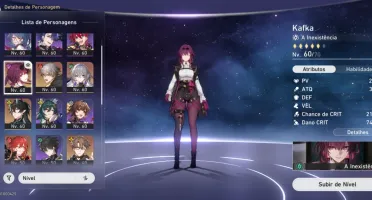 Conta Honkai star rail lvl 51