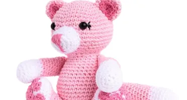 Mini Gatinha Miau em Amigurumi