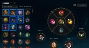 Conta LEAGUE OF LEGENDS - PLATINA 4