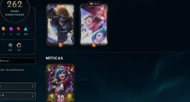 Conta LEAGUE OF LEGENDS - PLATINA 4