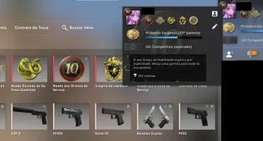 Conta 18 Anos Steam CSGO Prime 3000 HORAS! MEDALHA E OP!