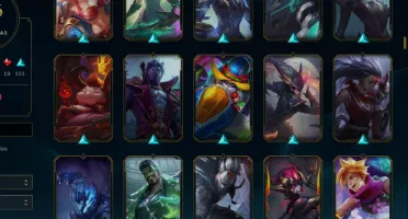 Conta lol lvl 575 main yasuo quase todas skins