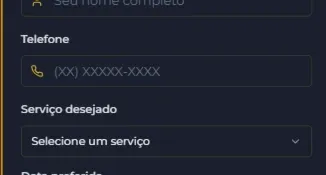 Modelo de Site para Barbearia – Agenda de Cortes Online