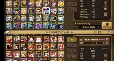 Summoners War Global com C3 Triplo LD Asima MiYing Kiara Leo