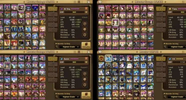 Summoners War Global com C3 Triplo LD Asima MiYing Kiara Leo