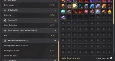 Conta BDO - Musa linkado com Ninja - Trajes Premium