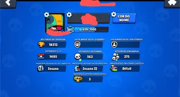 Conta brawl stars vários brawlers lv10