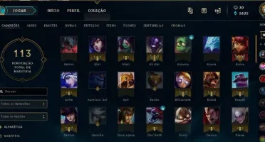 Conta LOL league of legends parada a 2 anos.