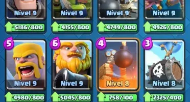 CONTA CLASH ROYALE - LVL 11 - 4000 TROFÉUS - CARDS LVL 12/13