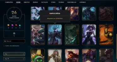 Conta Rammus Rei,Kayle Juíza, Janna,Elise, Morgana vitoriosa