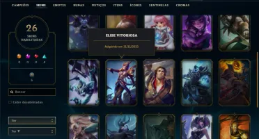 Conta Rammus Rei,Kayle Juíza, Janna,Elise, Morgana vitoriosa