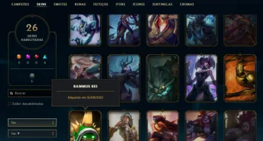 Conta Rammus Rei,Kayle Juíza, Janna,Elise, Morgana vitoriosa